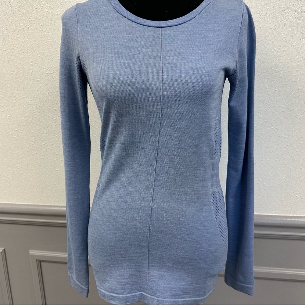 The North Face Light Blue Long Sleeve Shirt
